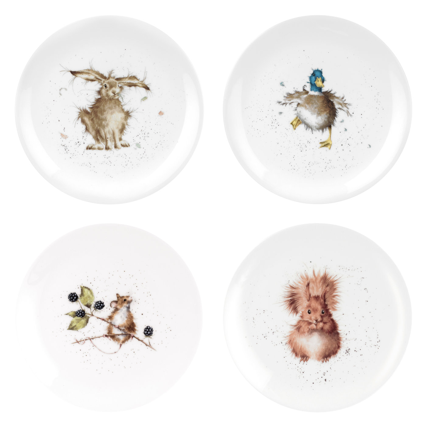 Coupe Salad Plate Set of 4 (Assorted) image number null